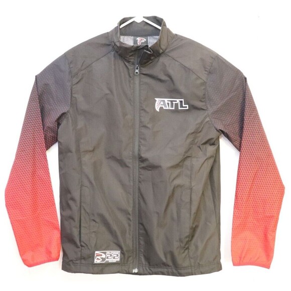 Atlanta Falcons Mens Jacket Small Gradient Ombre 2022‎ NFL Member Exclusive Team - Picture 1 of 8